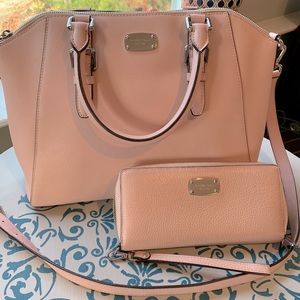 Michael Kors crossbody/wallet combo